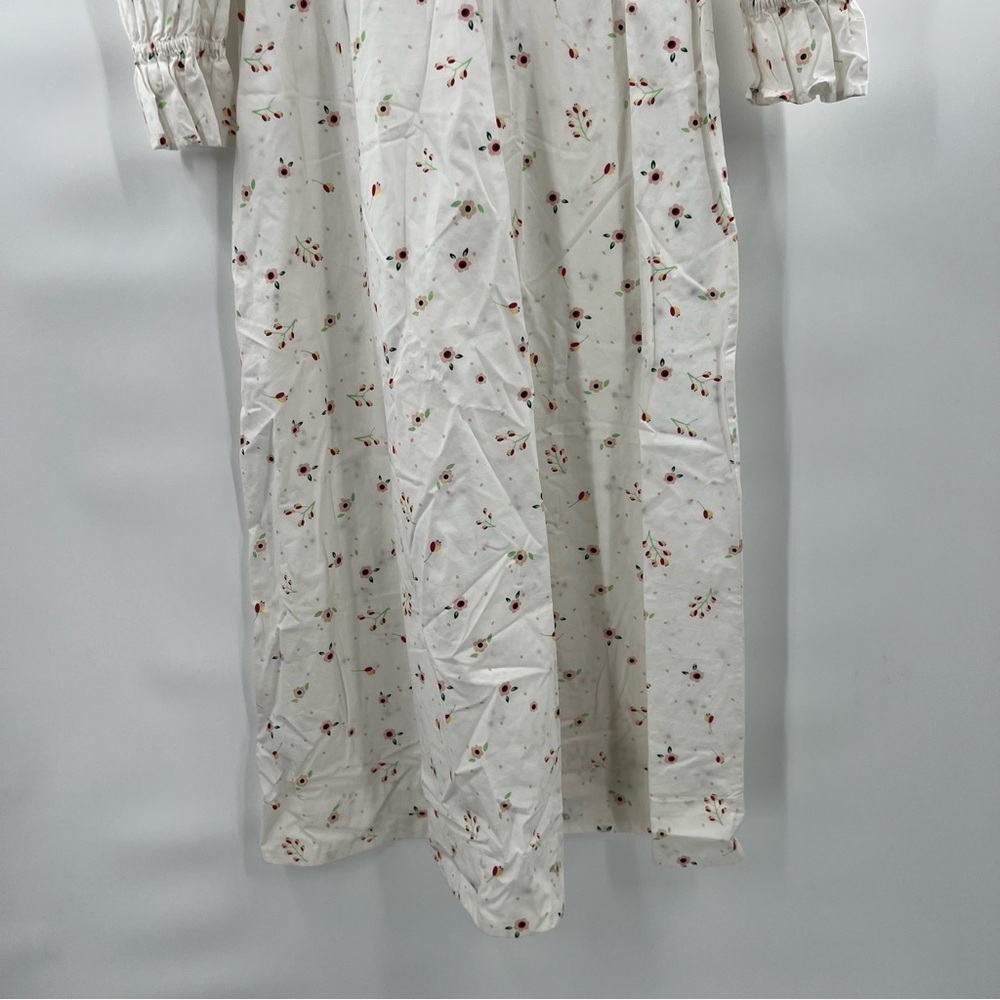Thefashionguitar the drop long sleeve maxi dress white floral size M - Picture 10 of 12